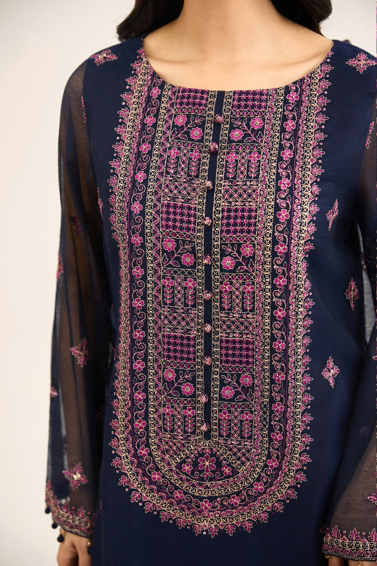 KHADI NET | EMBROIDERED - Shop Now at Kayseria