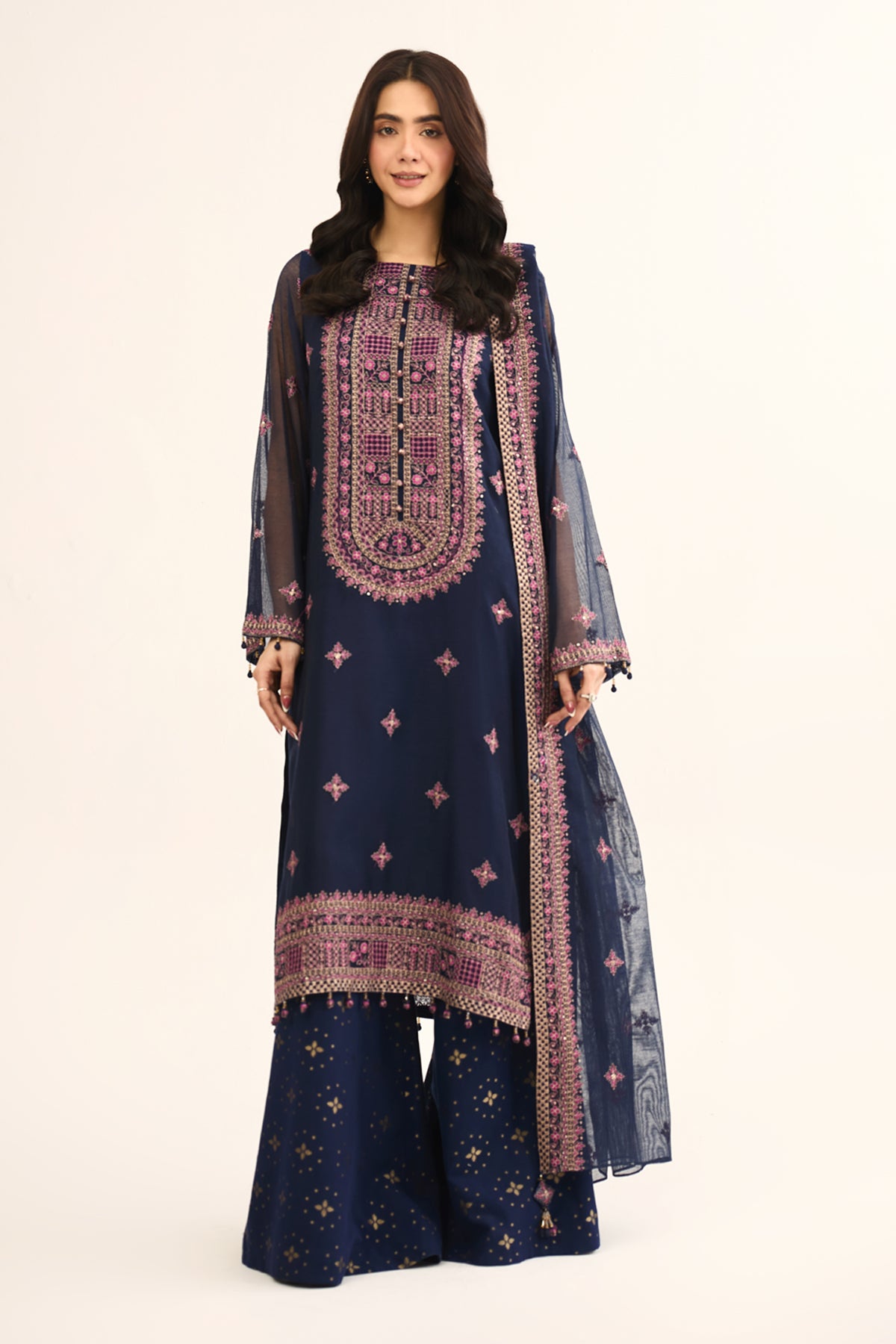 KHADI NET | EMBROIDERED - Shop Now at Kayseria