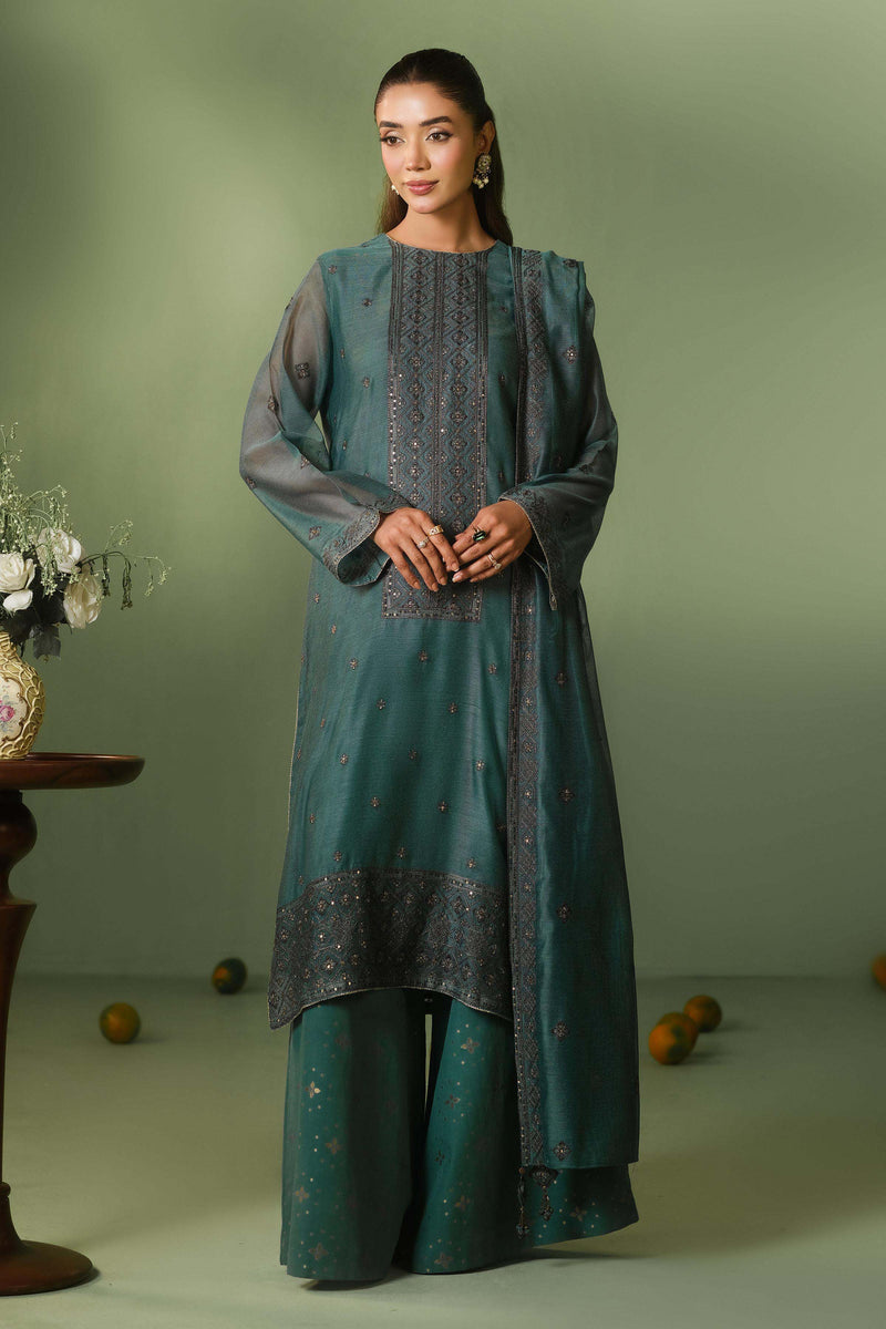 KHADI NET | EMBROIDERED