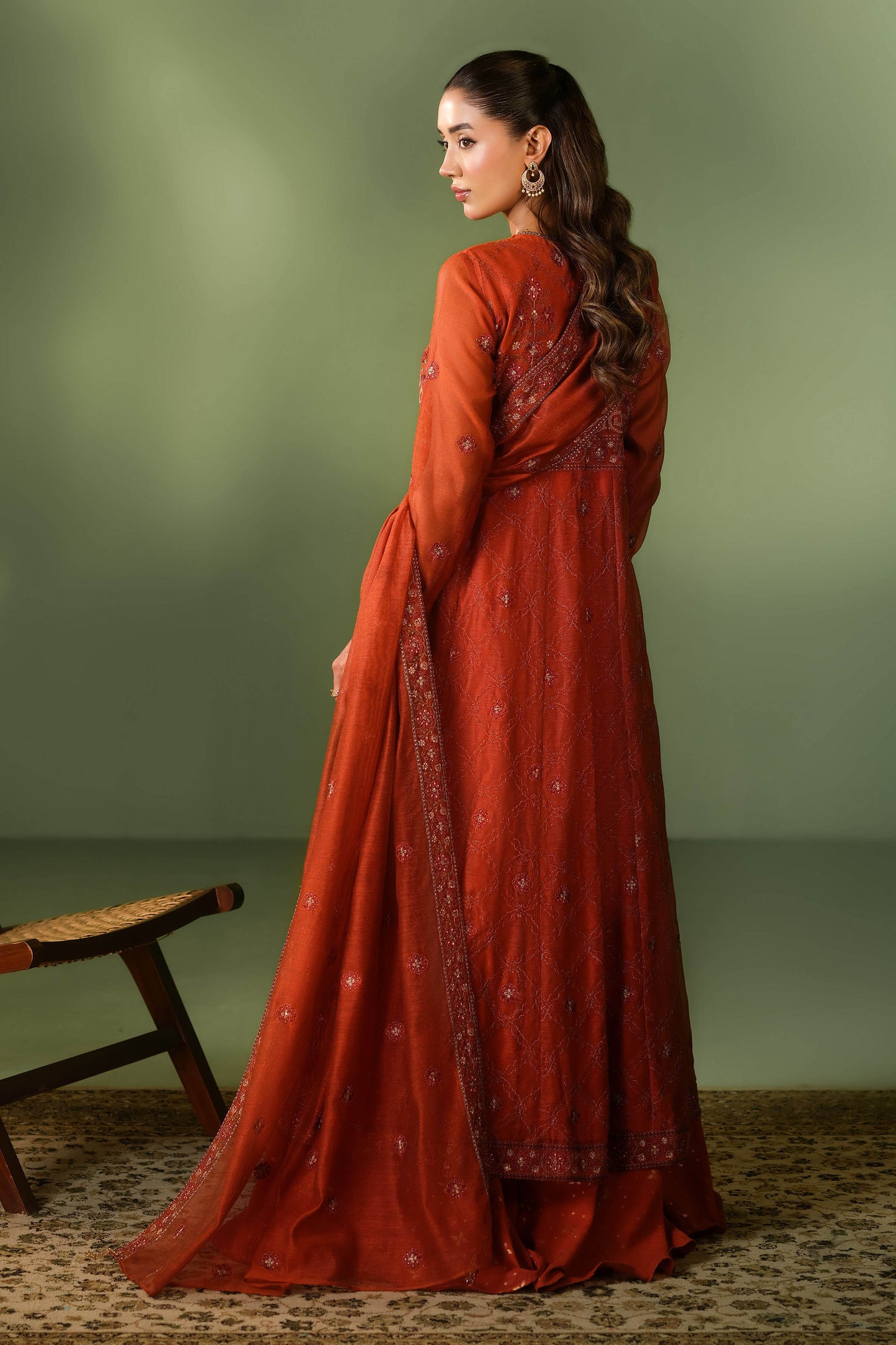 KHADI NET | EMBROIDERED