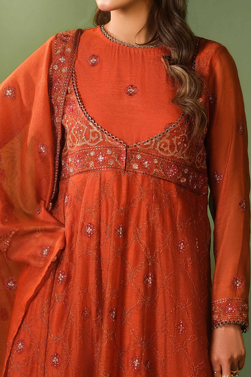 KHADI NET | EMBROIDERED