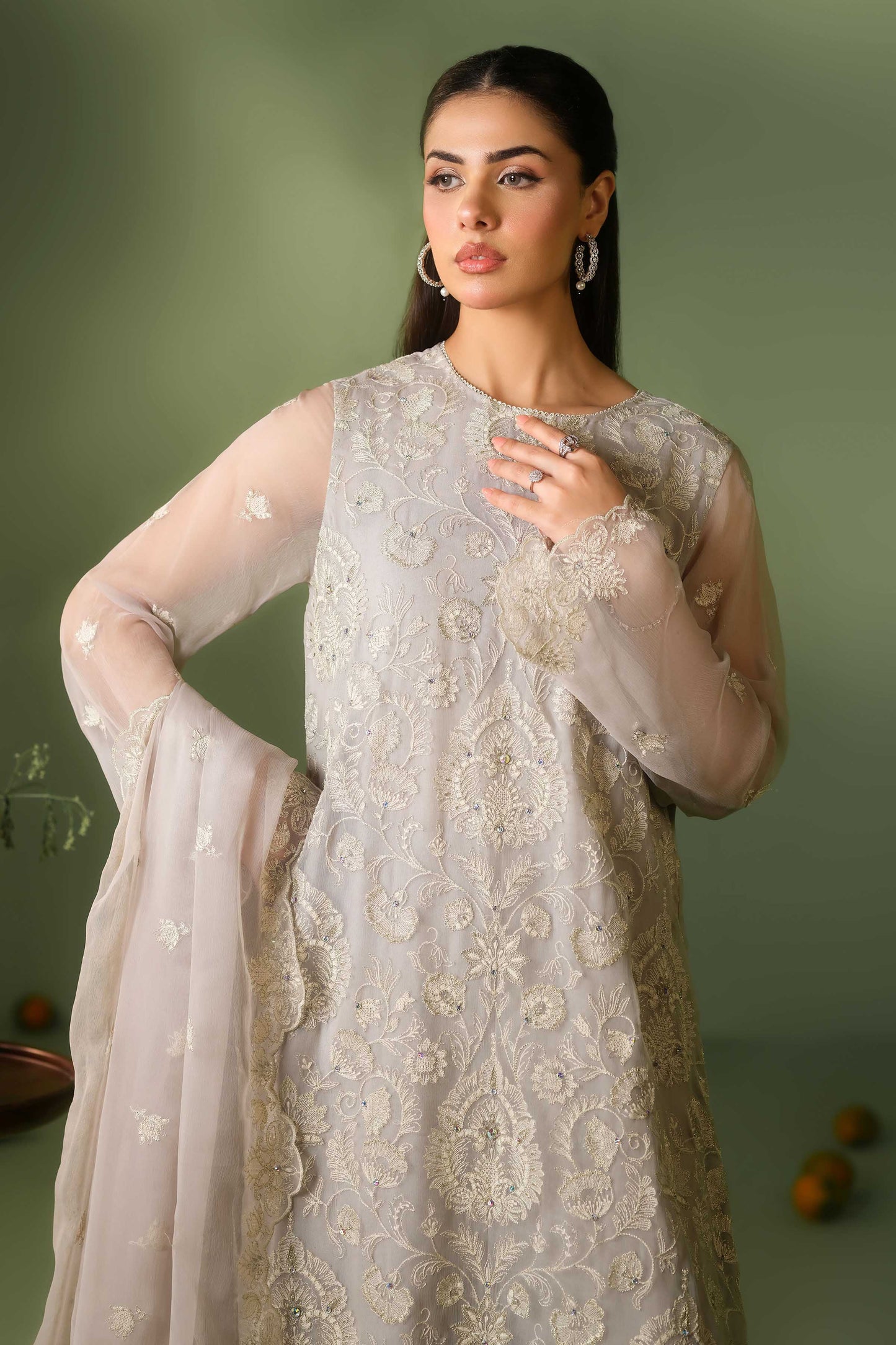 BEMBER CHIFFON | EMBROIDERED