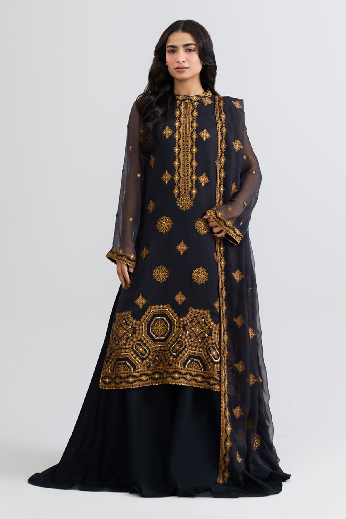 BAMBER CHIFFON | EMBROIDERED - Shop Now at Kayseria