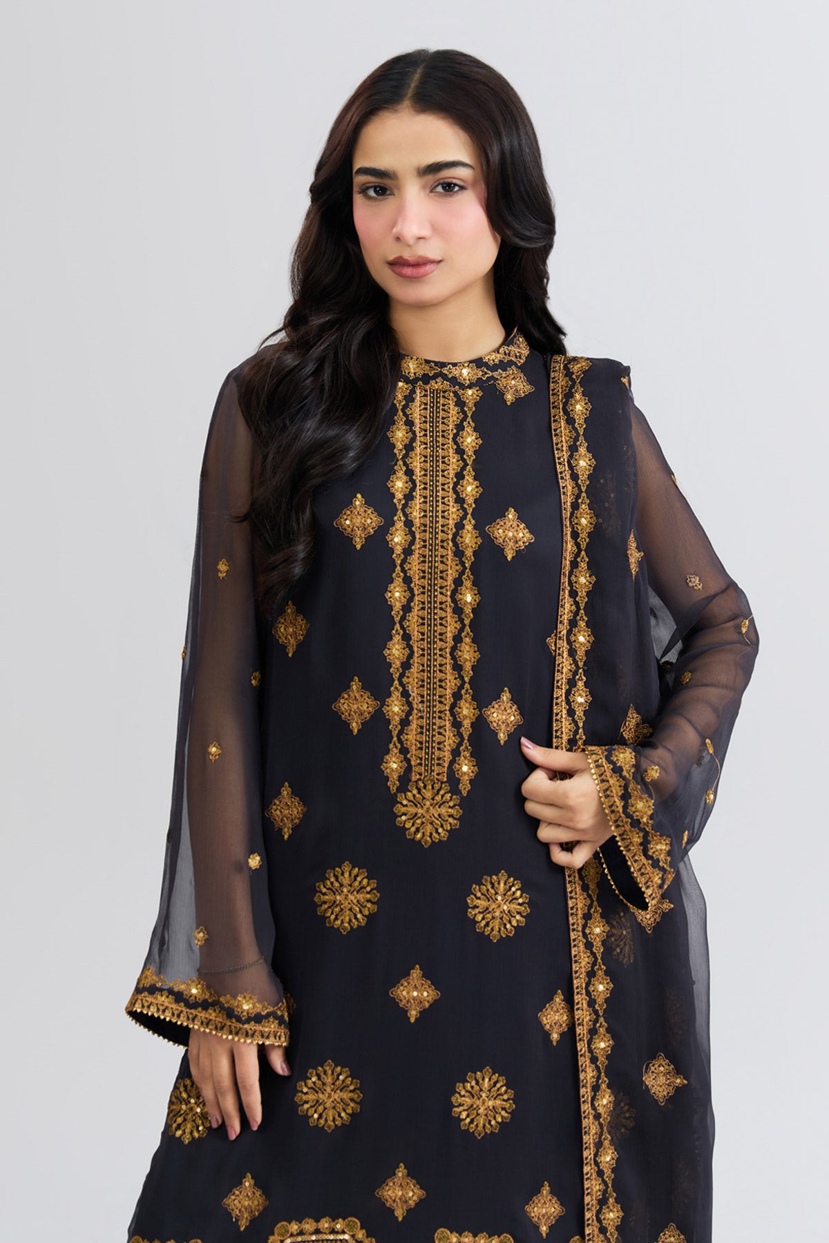 BAMBER CHIFFON | EMBROIDERED - Shop Now at Kayseria