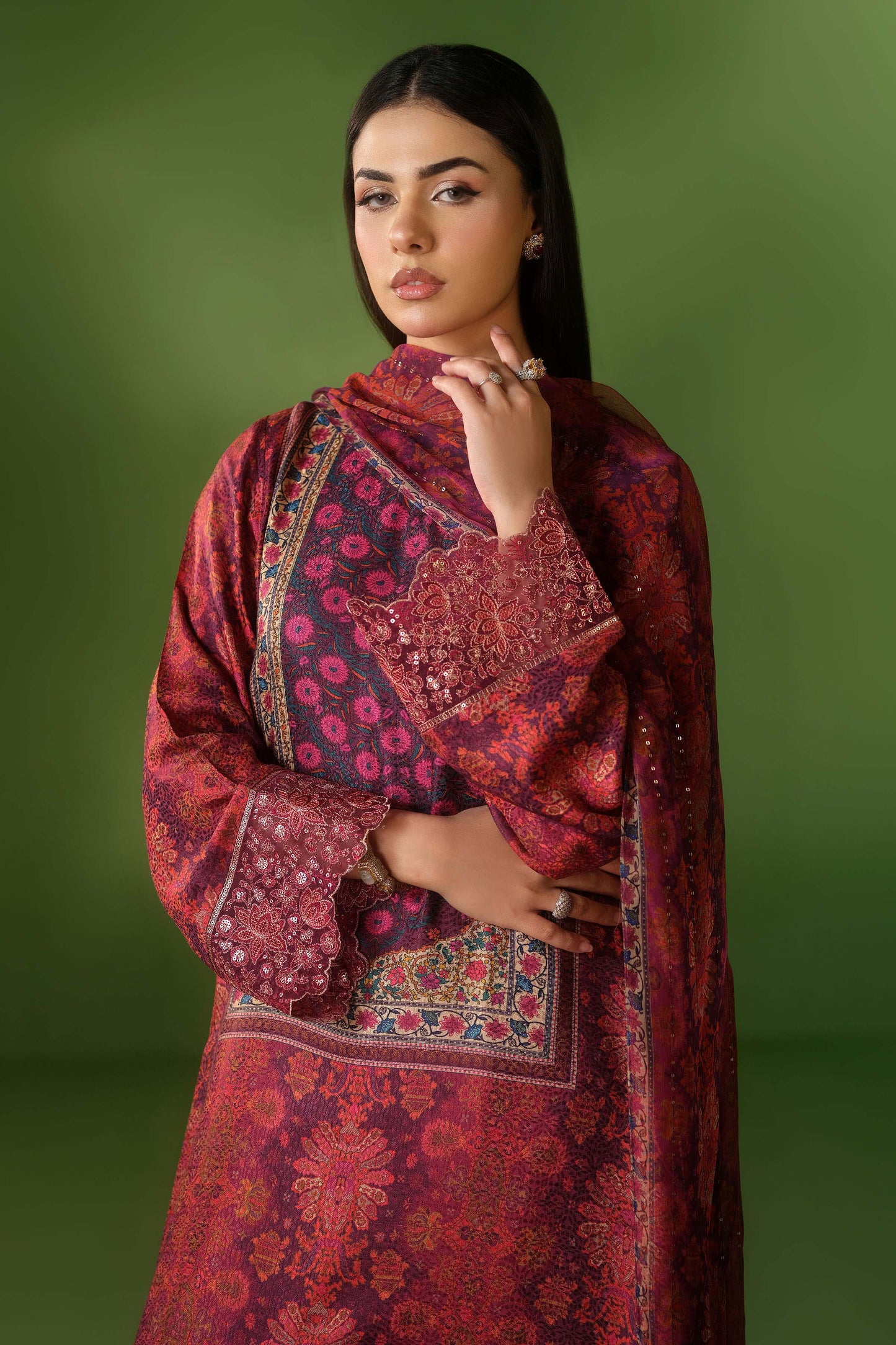 SELF JACQUARD | EMBROIDERED