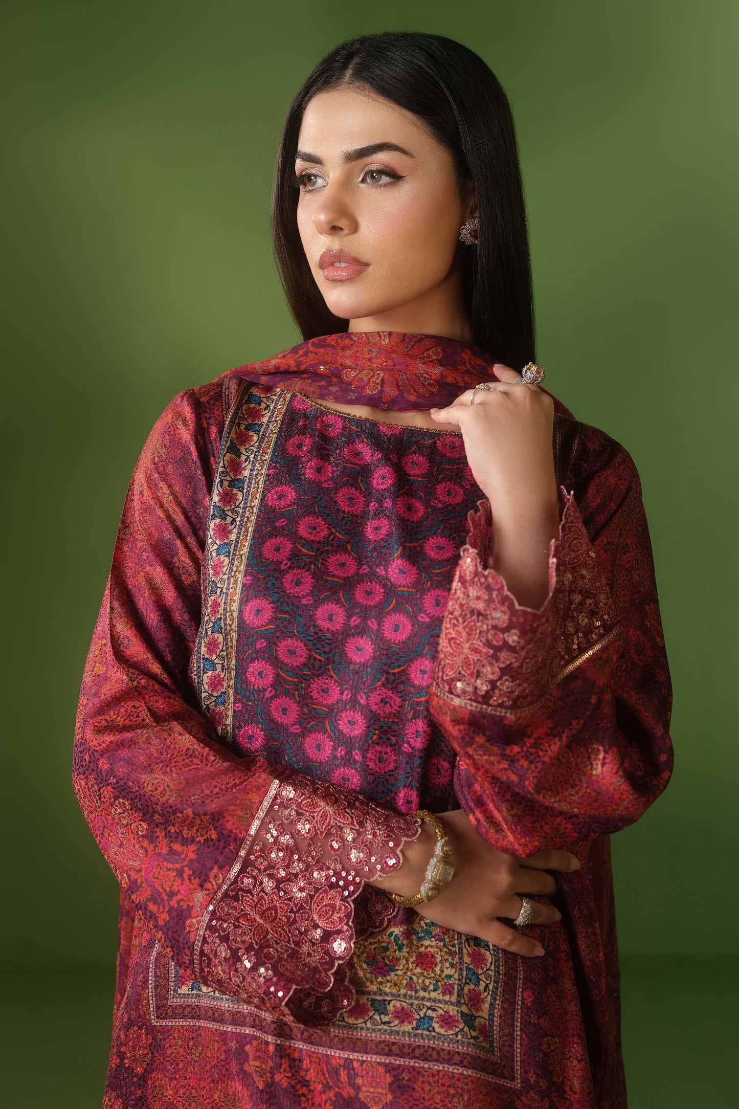 SELF JACQUARD | EMBROIDERED