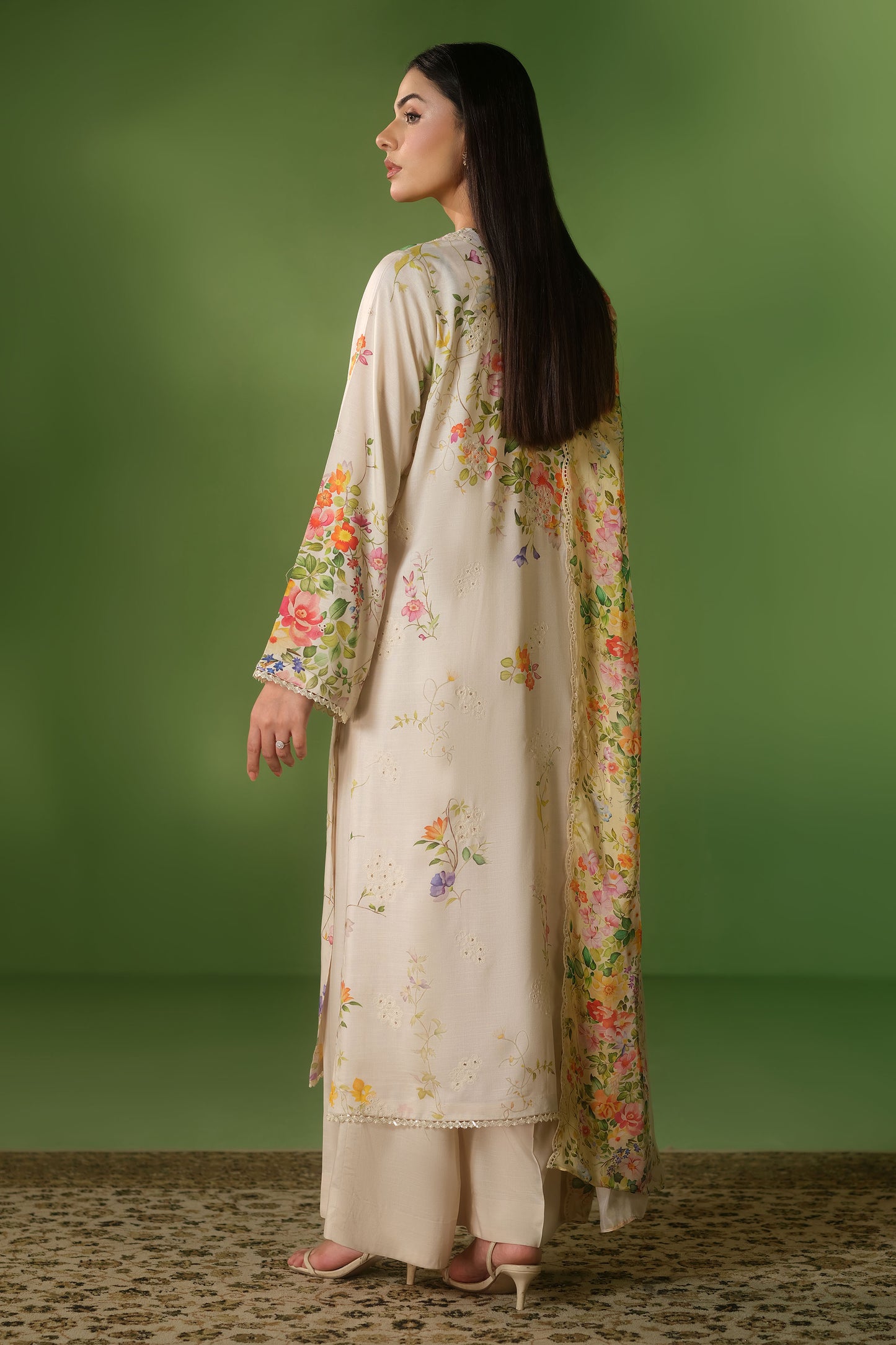 RAW SILK | EMBROIDERED