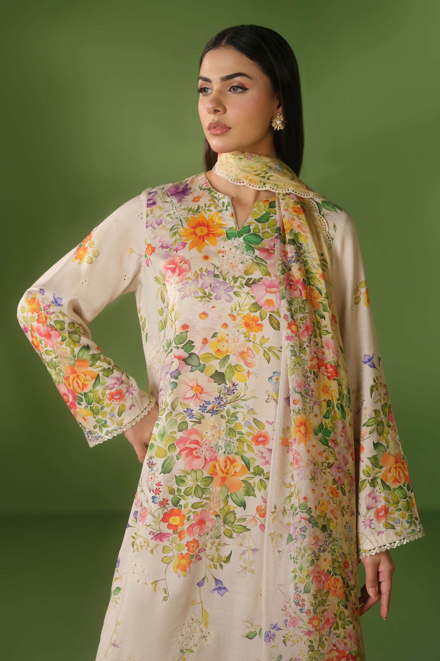 RAW SILK | EMBROIDERED