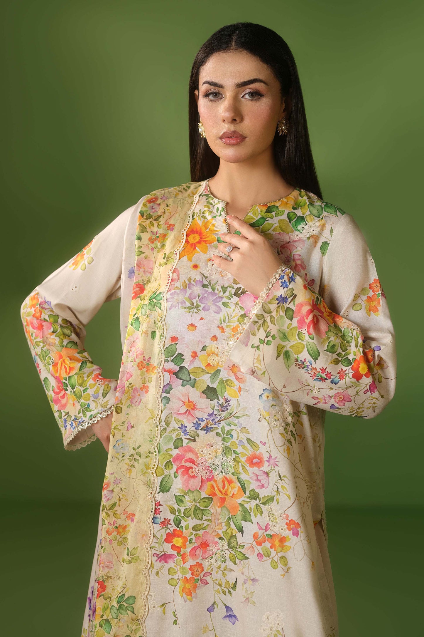 RAW SILK | EMBROIDERED