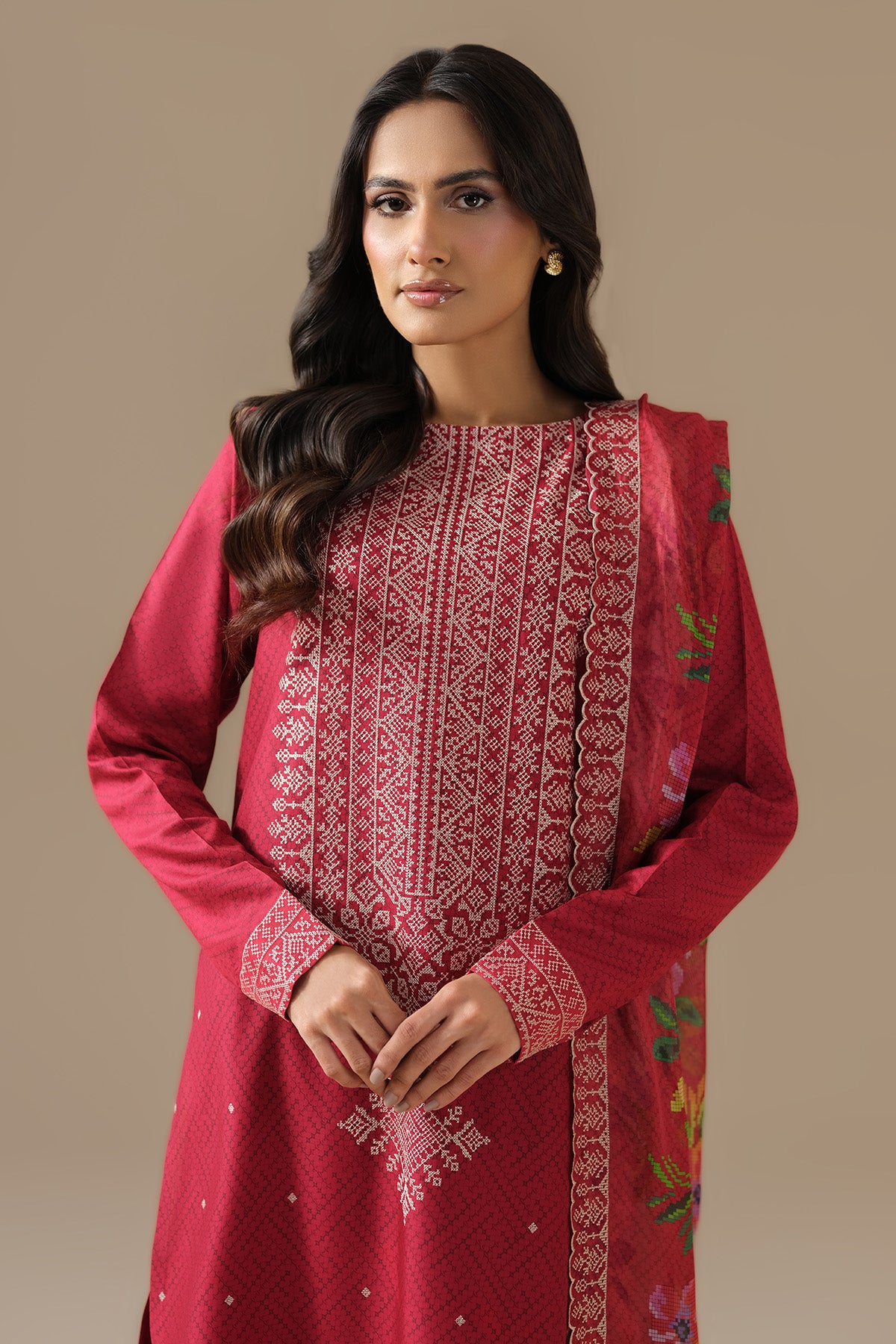 RAW SILK | EMBROIDERED