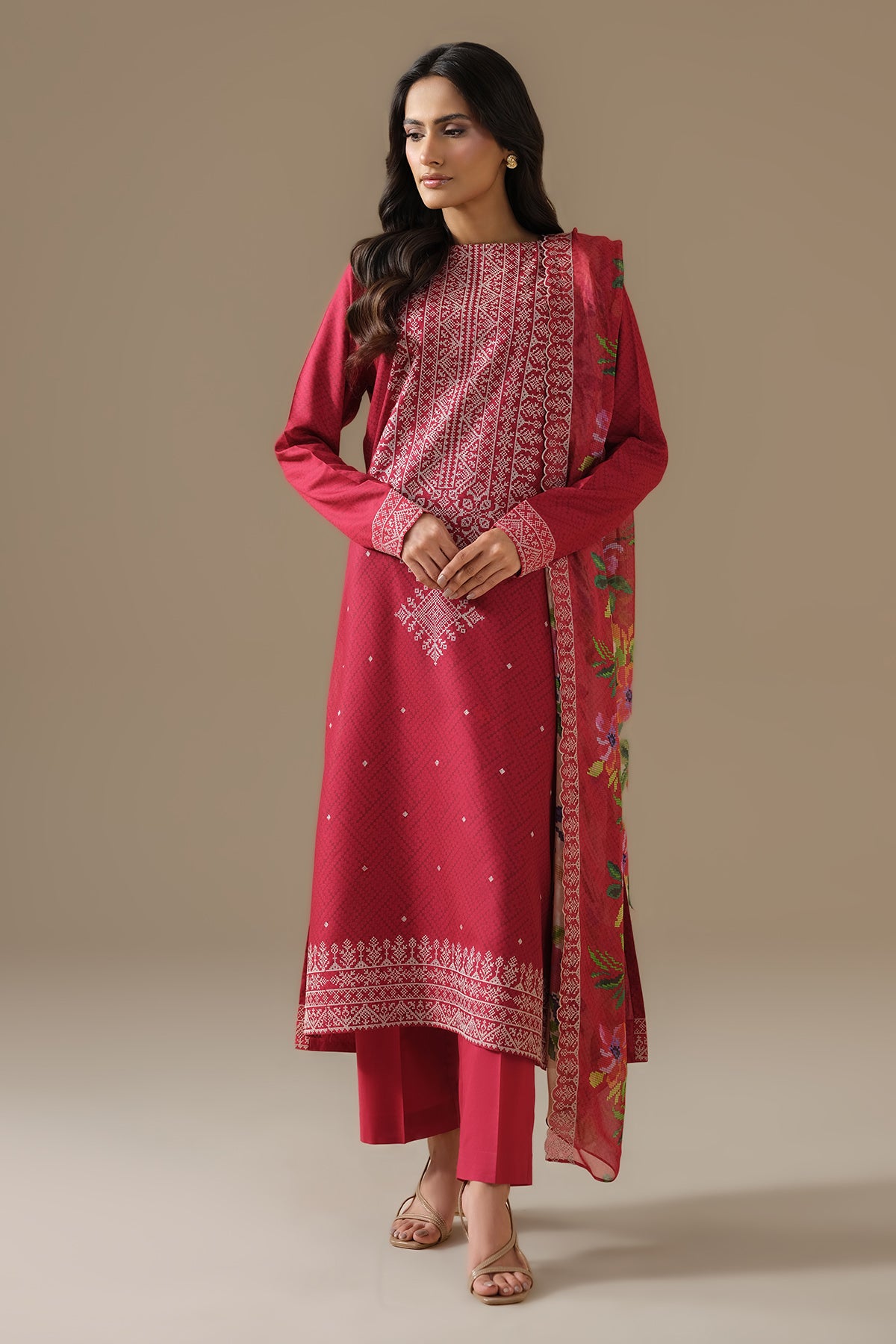 RAW SILK | EMBROIDERED