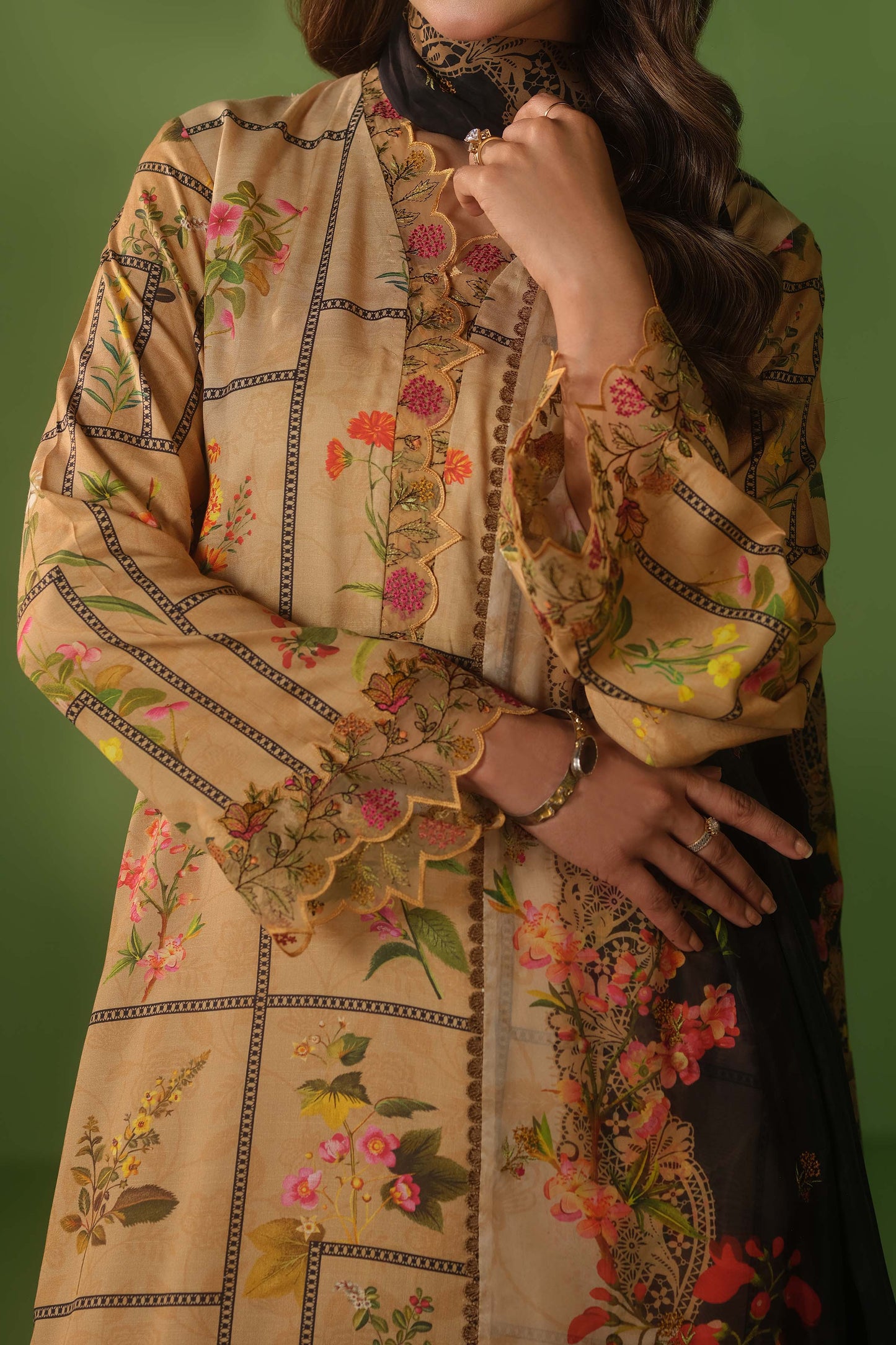 RAW SILK | EMBROIDERED