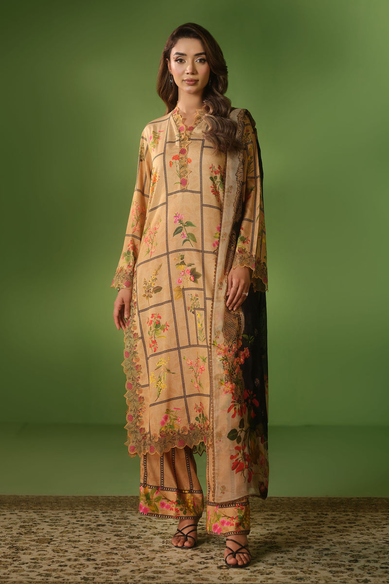 RAW SILK | EMBROIDERED