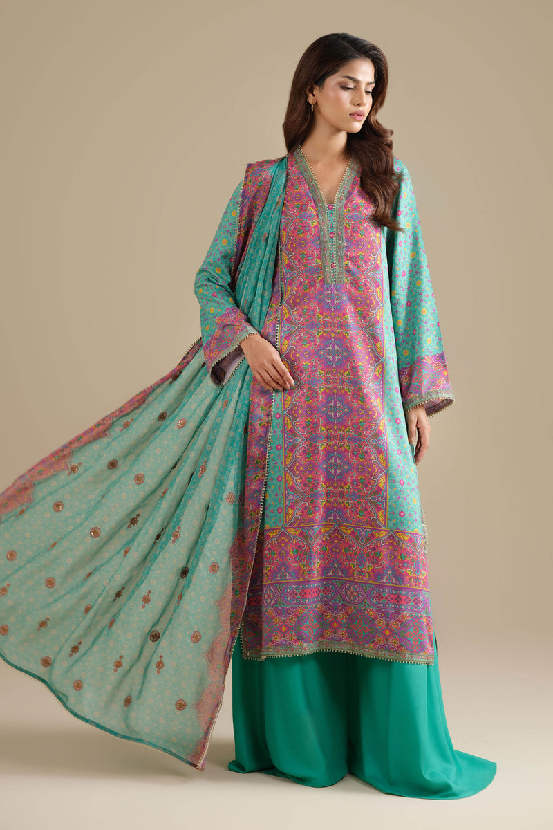 RAW SILK | EMBROIDERED