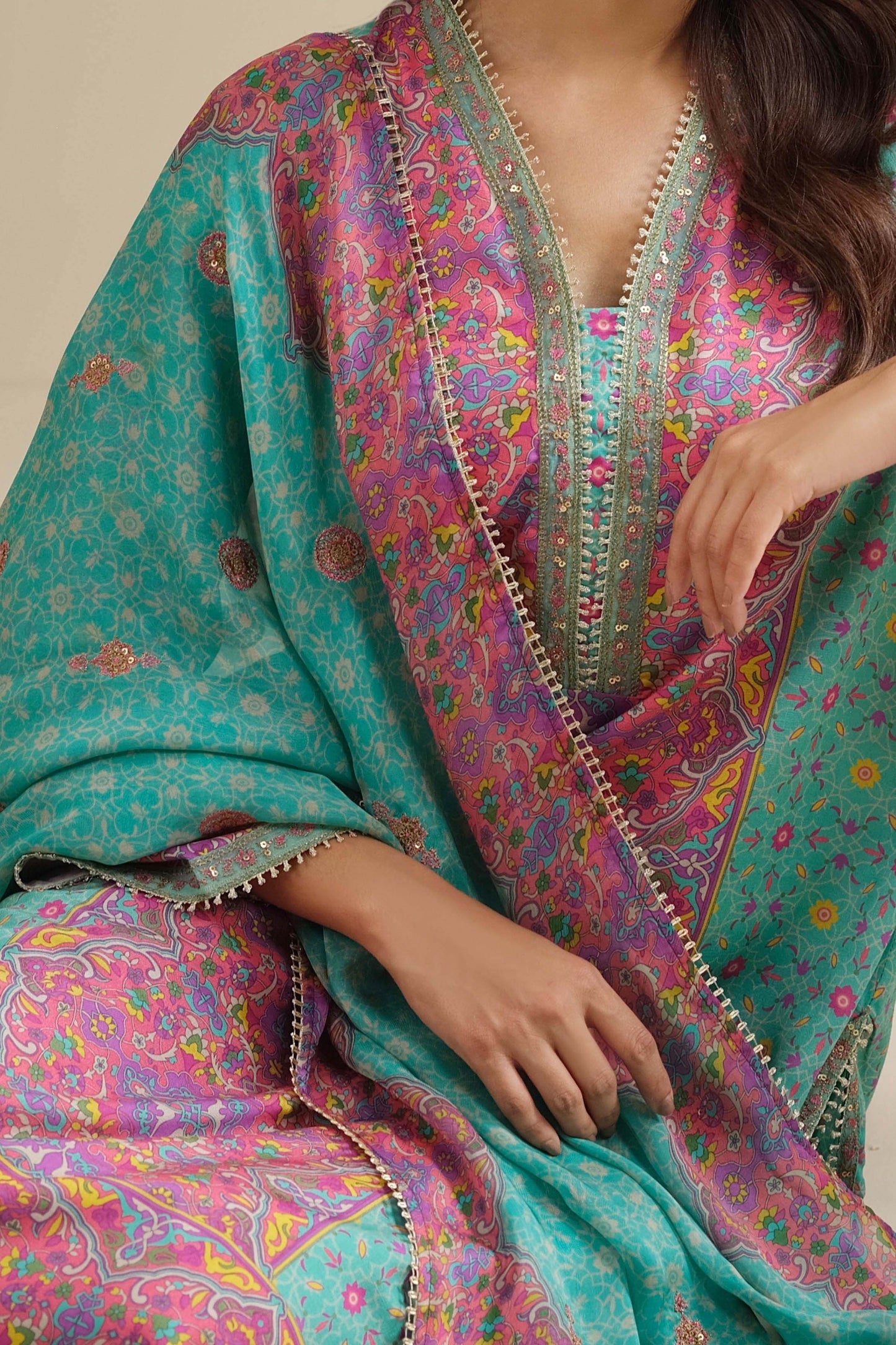 RAW SILK | EMBROIDERED
