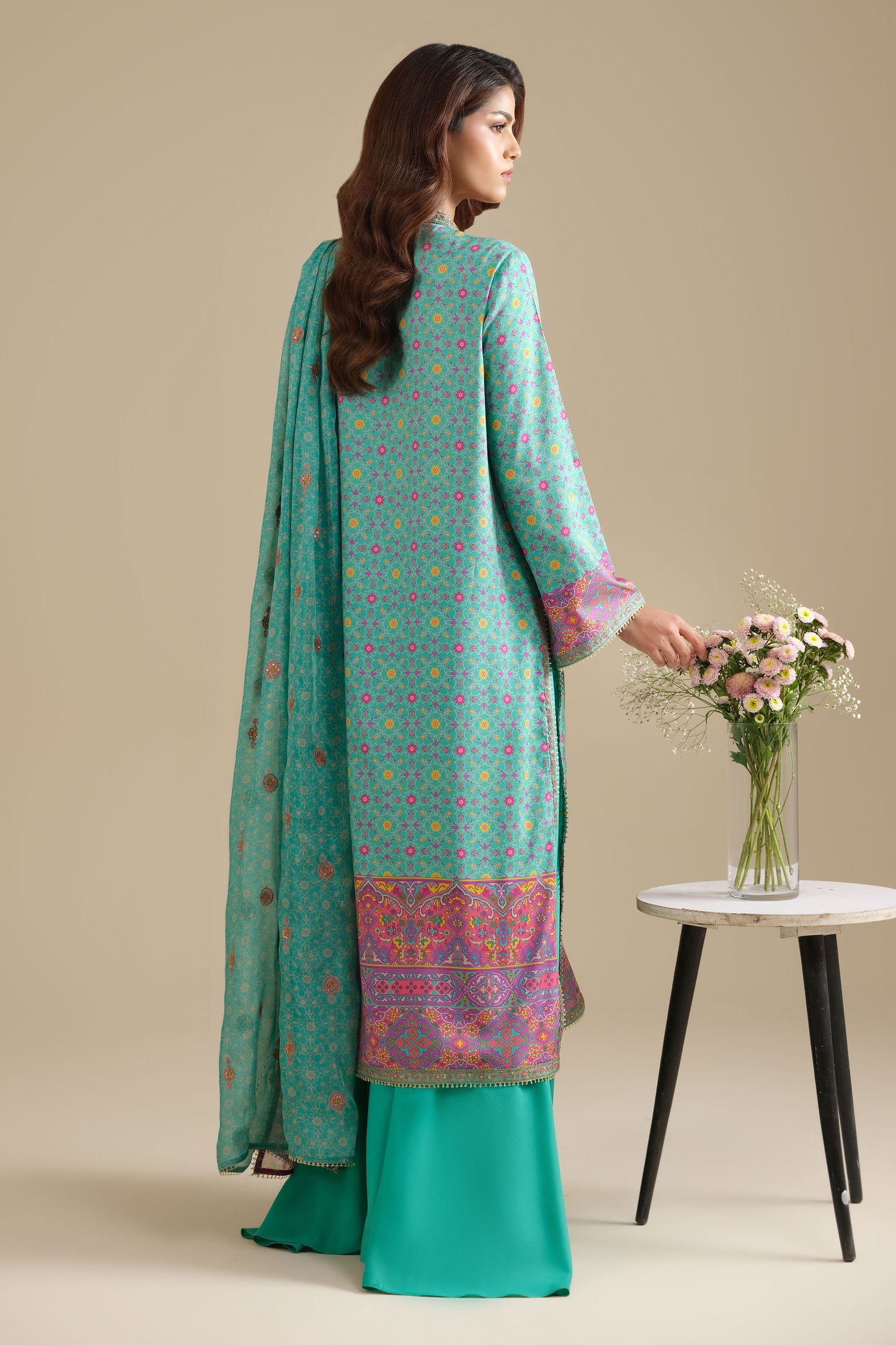 RAW SILK | EMBROIDERED