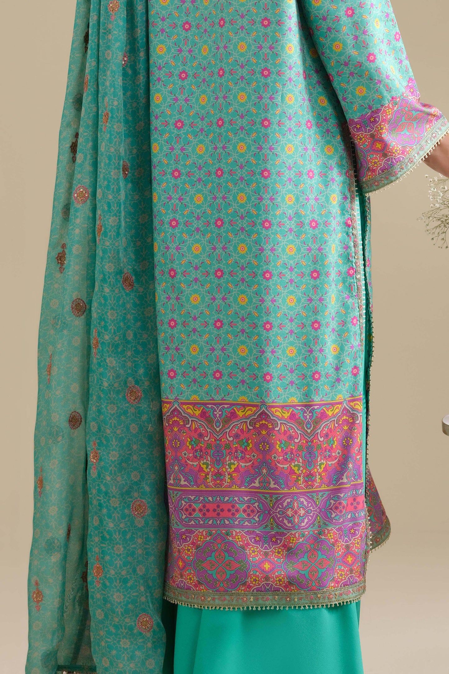 RAW SILK | EMBROIDERED