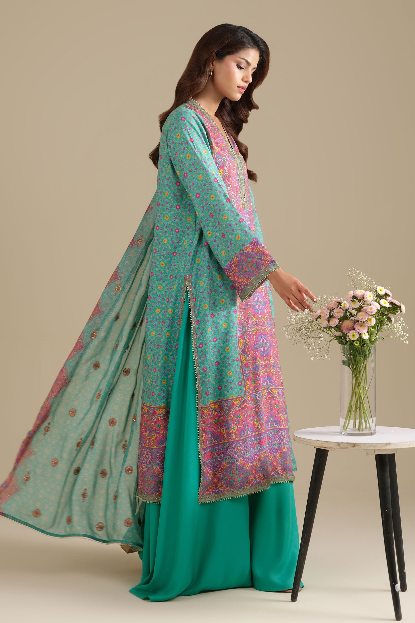 RAW SILK | EMBROIDERED