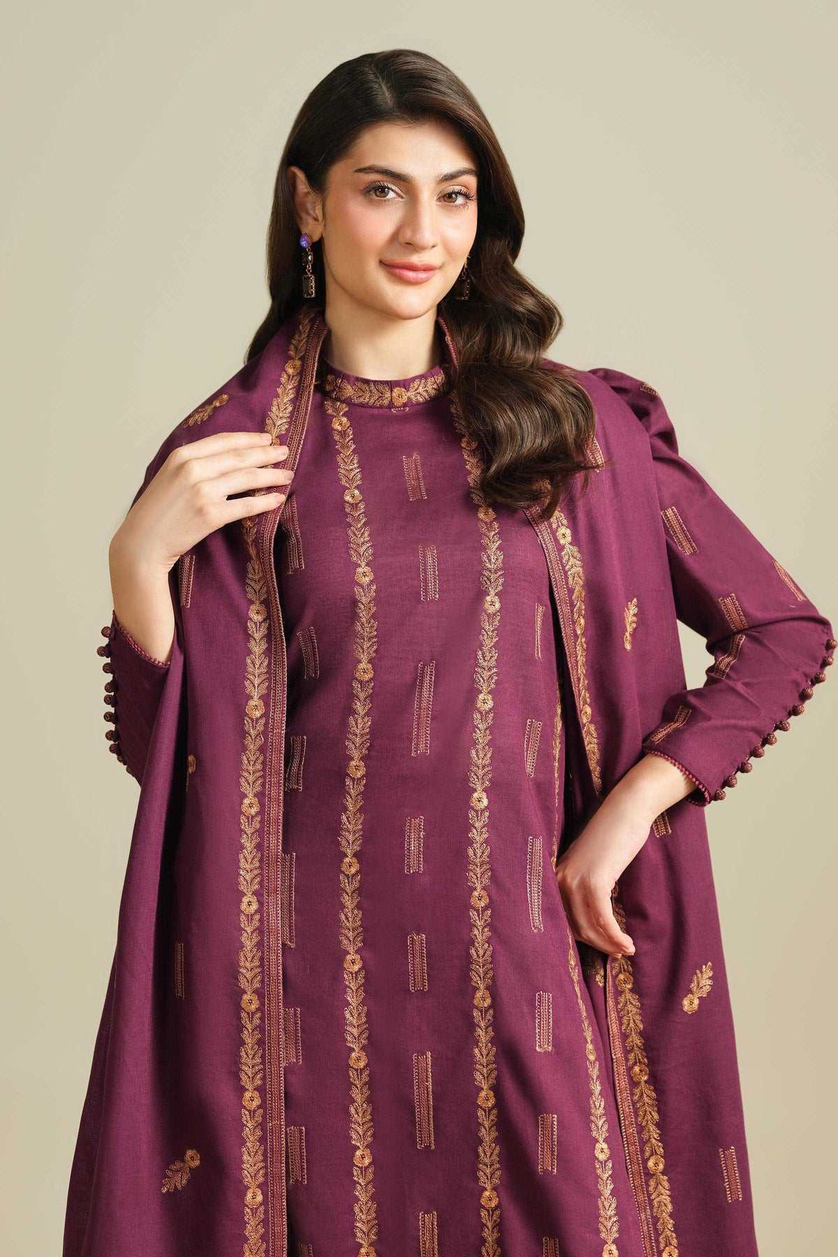KHADDAR | EMBROIDERED