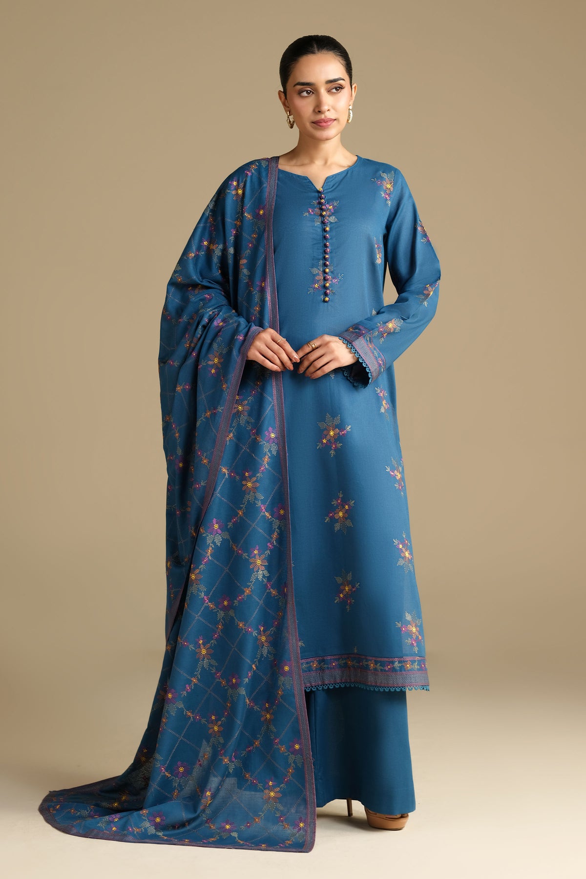 KHADDAR | EMBROIDERED