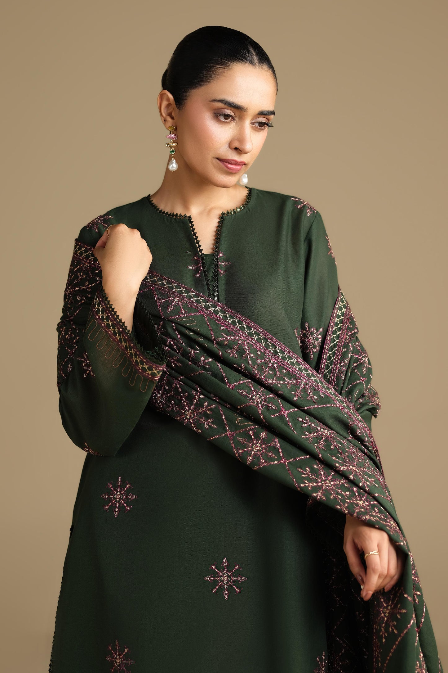KHADDAR | EMBROIDERED