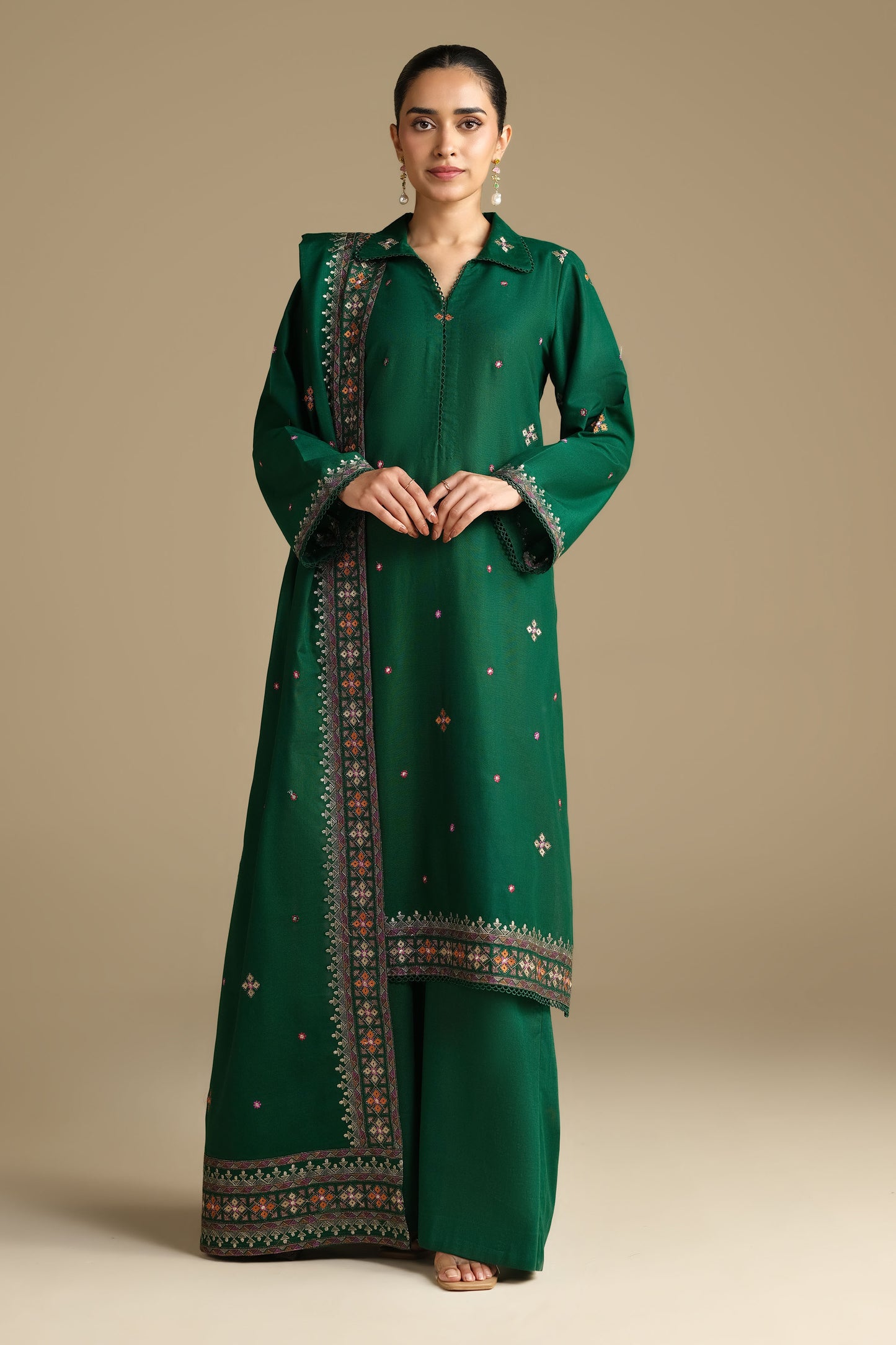 KHADDAR | EMBROIDERED