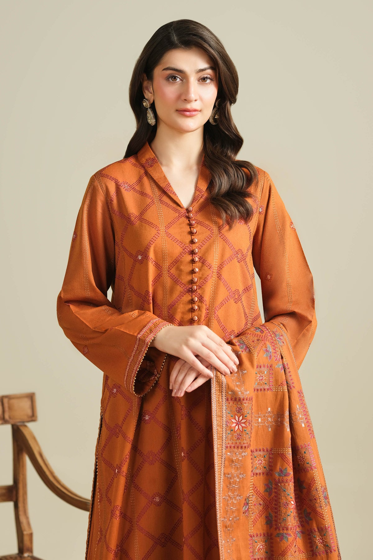 VISCOSE KARANDI | EMBROIDERED