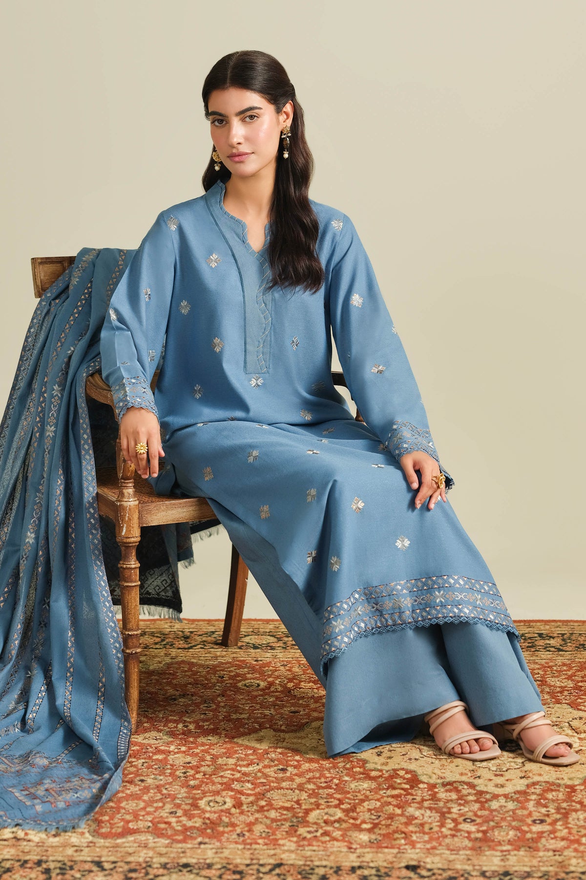 VISCOSE KARANDI | EMBROIDERED