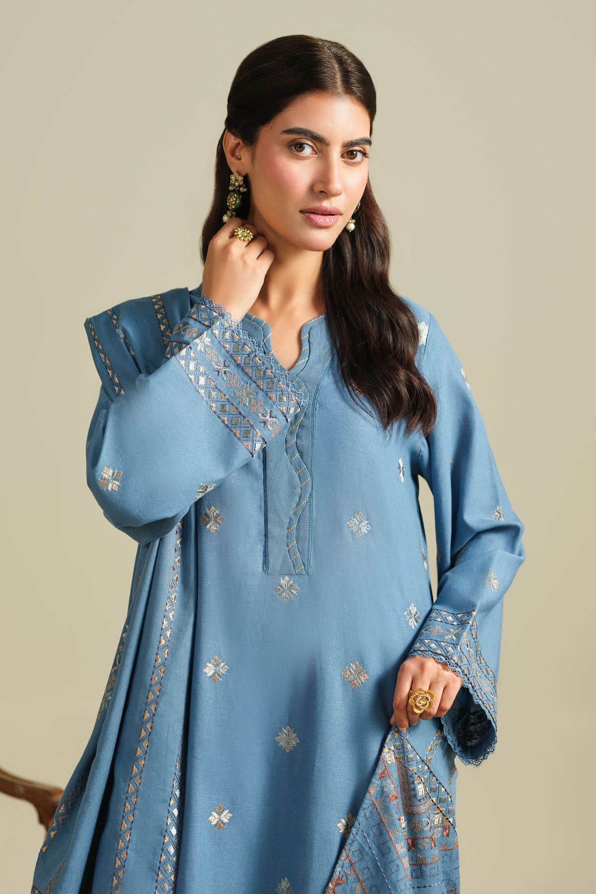 VISCOSE KARANDI | EMBROIDERED