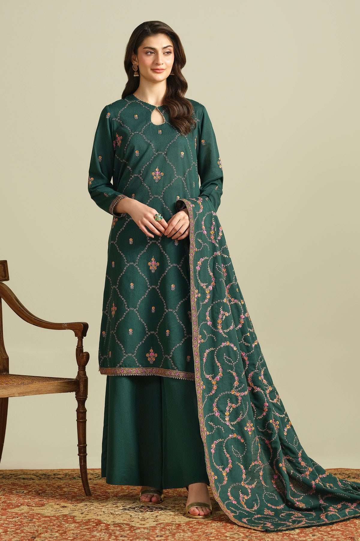 VISCOSE KARANDI | EMBROIDERED
