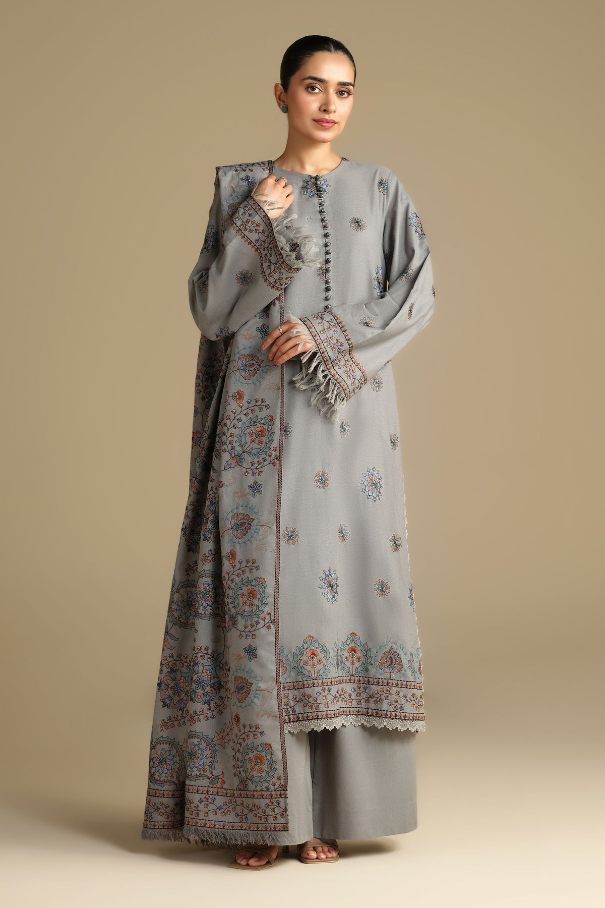 VISCOSE KARANDI | EMBROIDERED