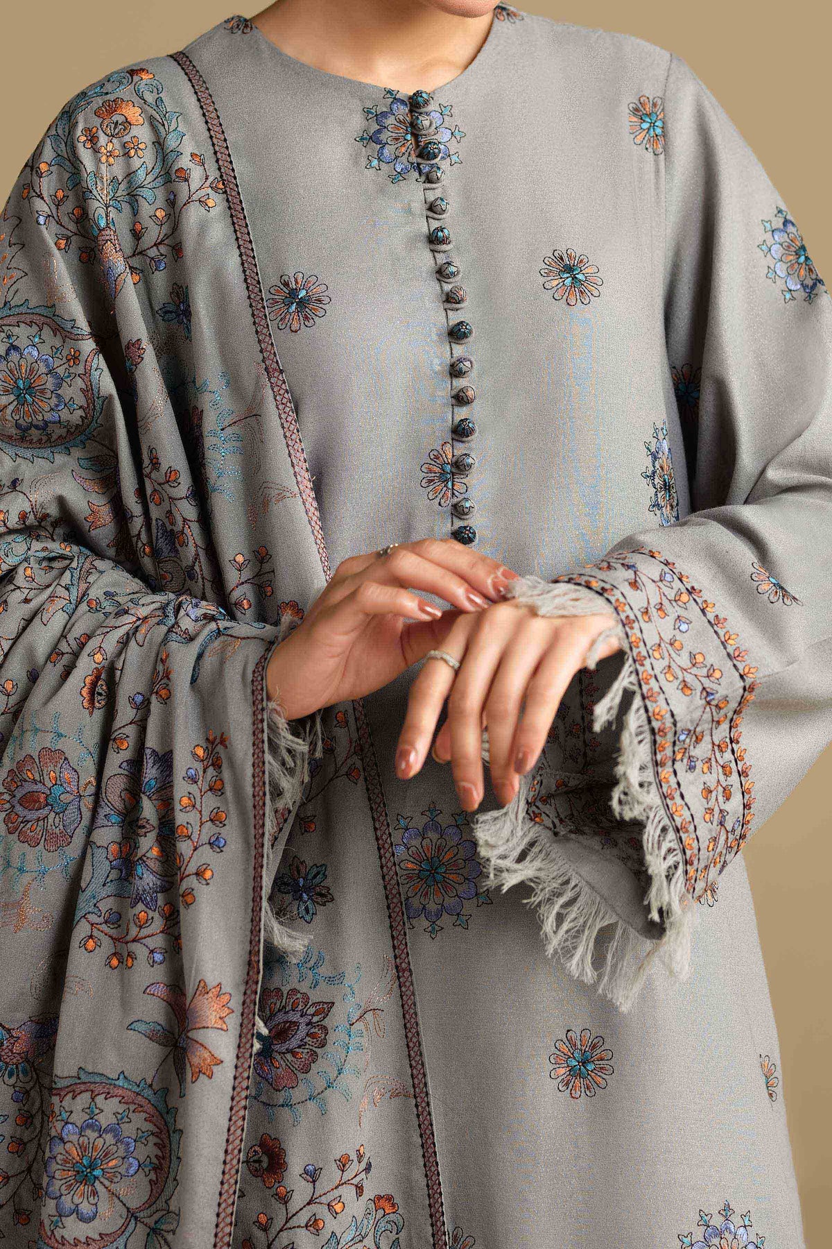 VISCOSE KARANDI | EMBROIDERED