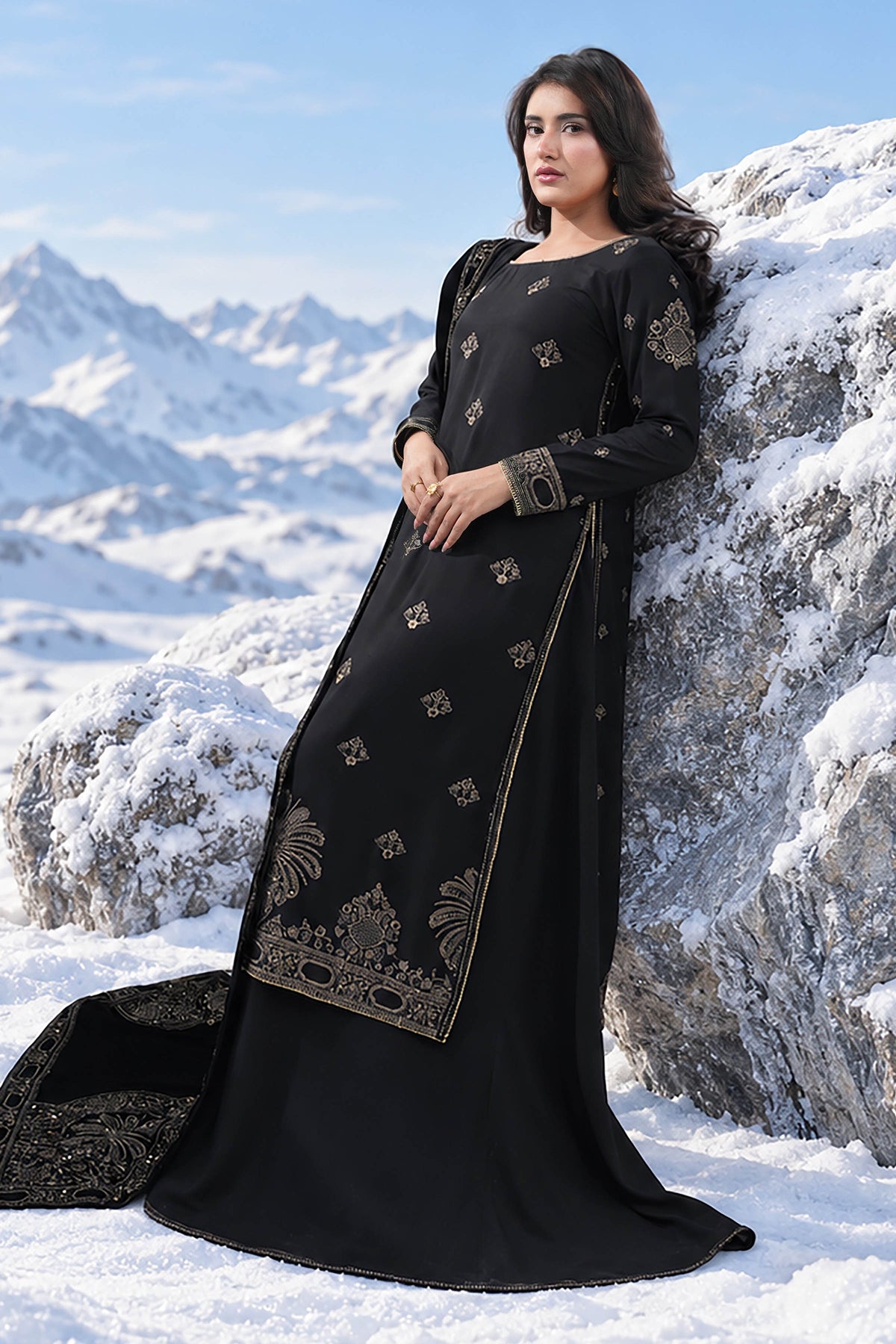 RAW SILK | EMBROIDERED