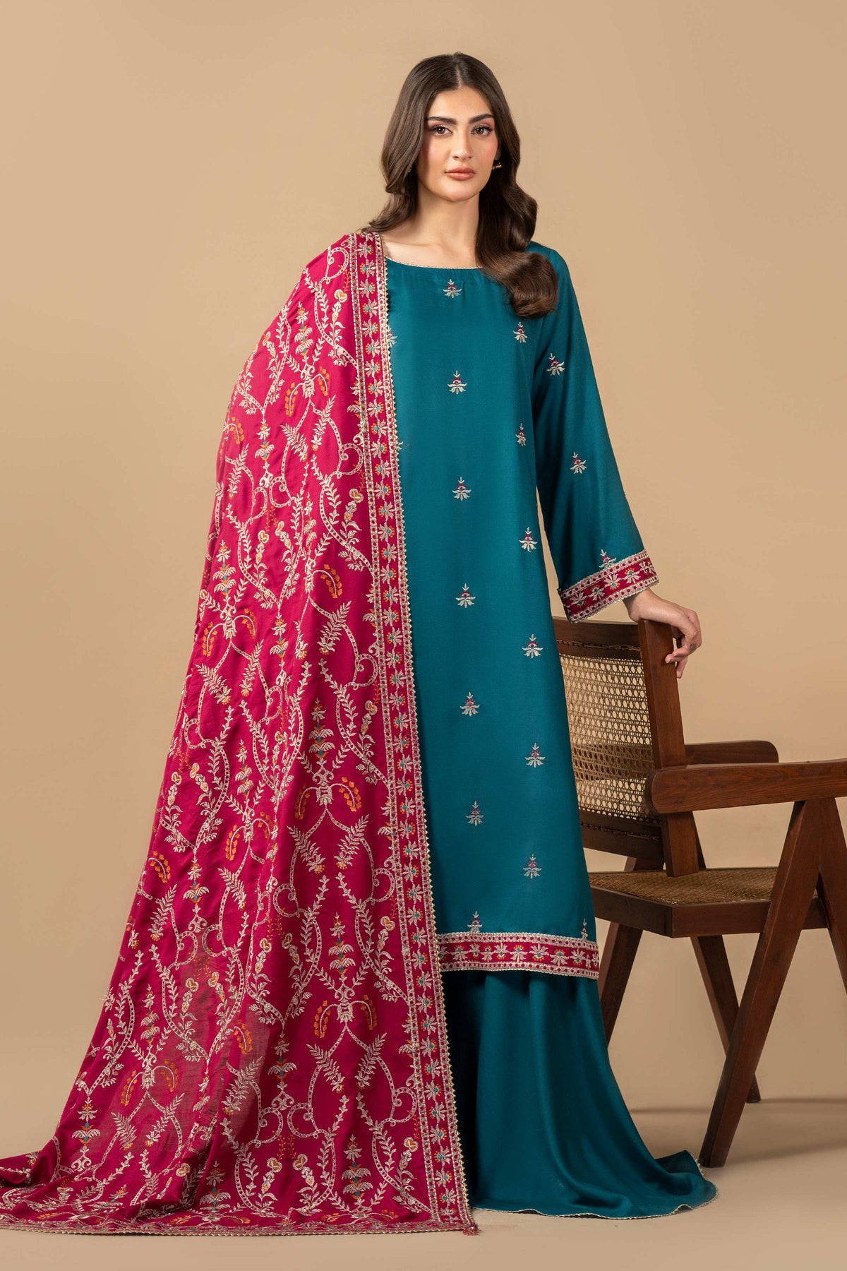 RAW SILK | EMBROIDERED