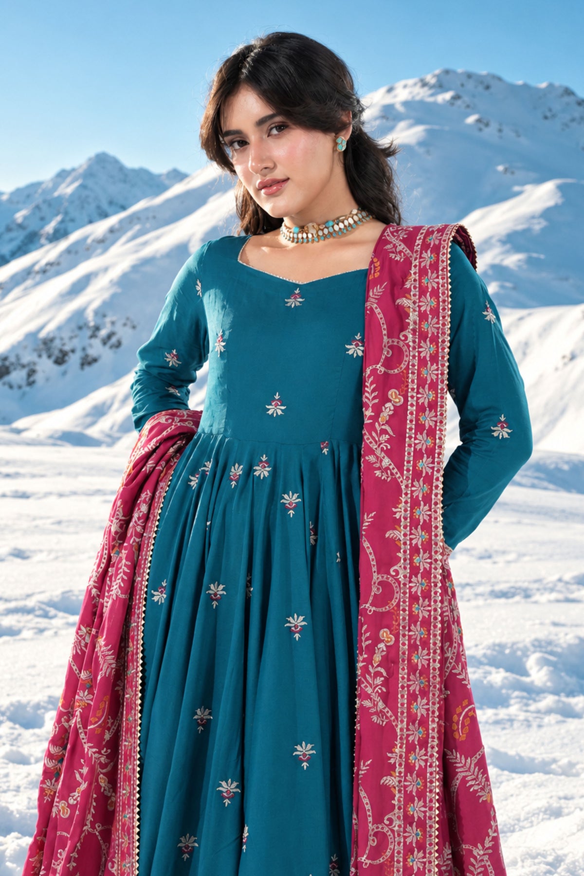 RAW SILK | EMBROIDERED