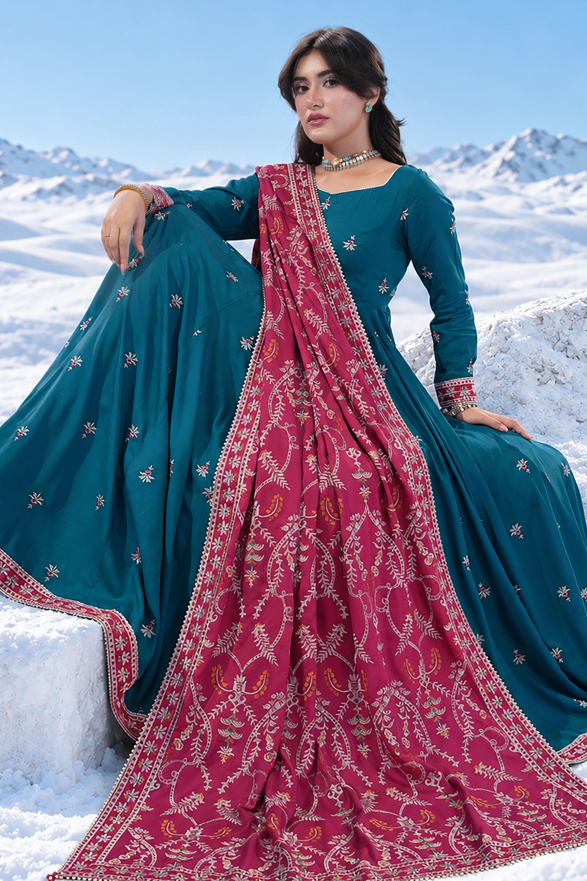 RAW SILK | EMBROIDERED