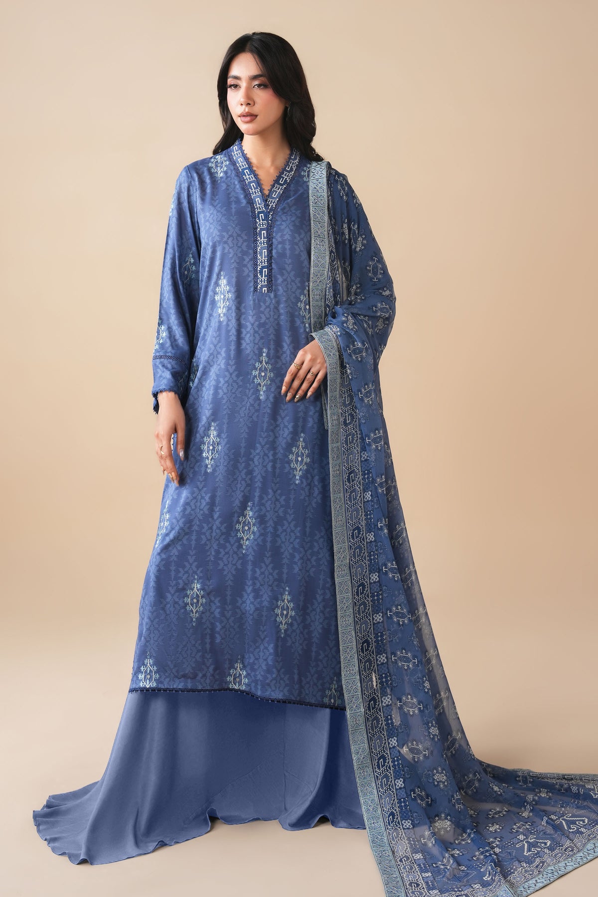 RAW SILK | EMBROIDERED
