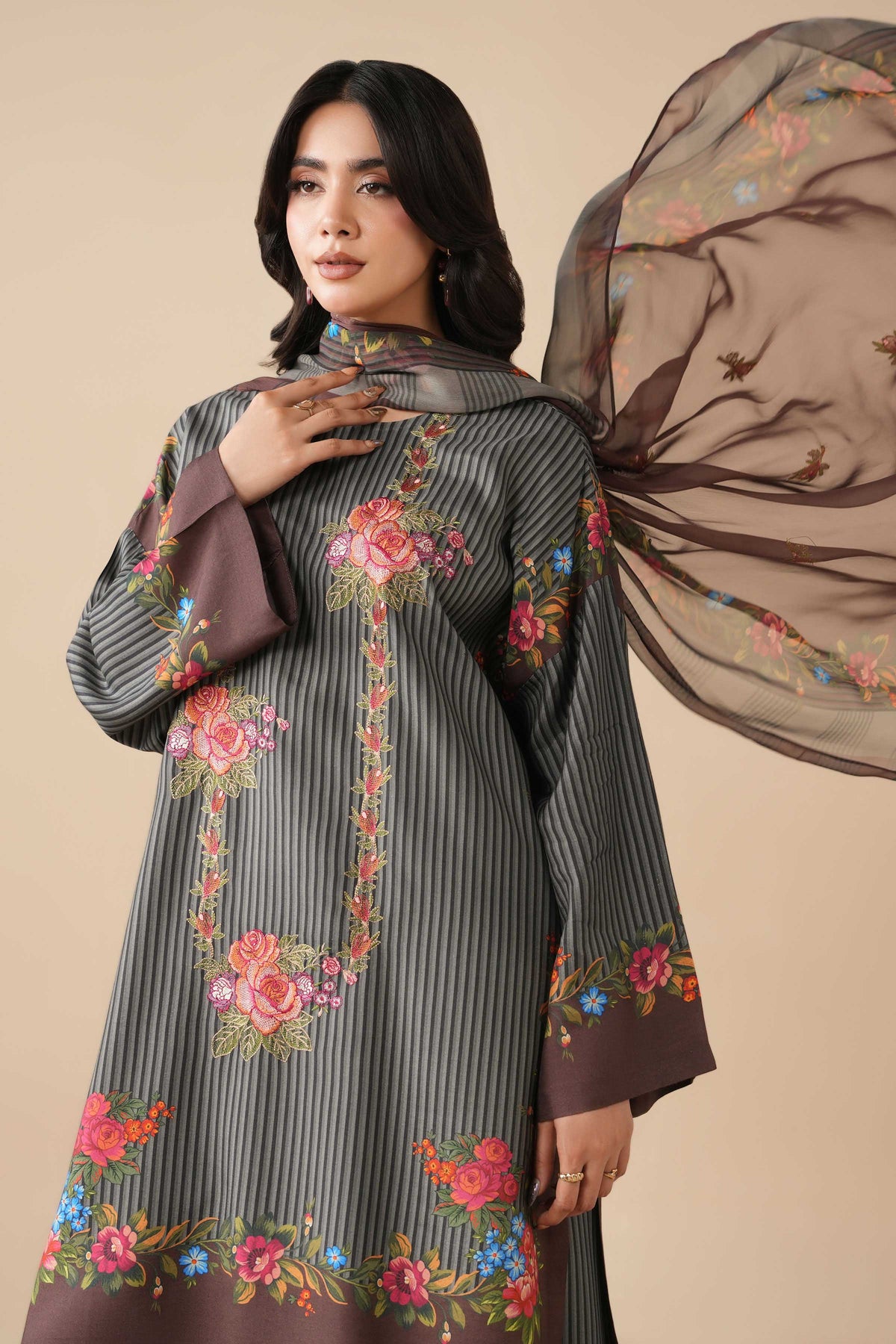 OAK SILK | EMBROIDERED KAYSERIA EXCLUSIVE WINTER-26
