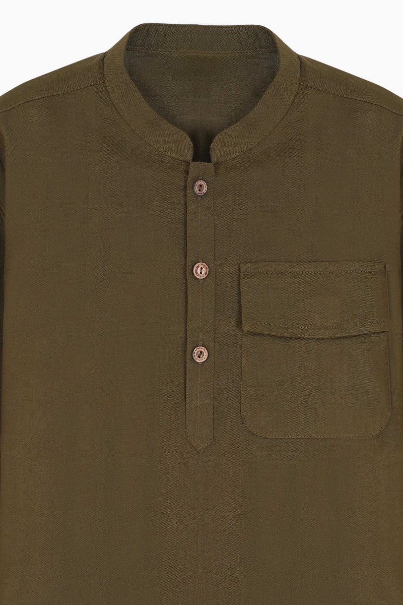 Boys Band Collar Suit - EBC-225426