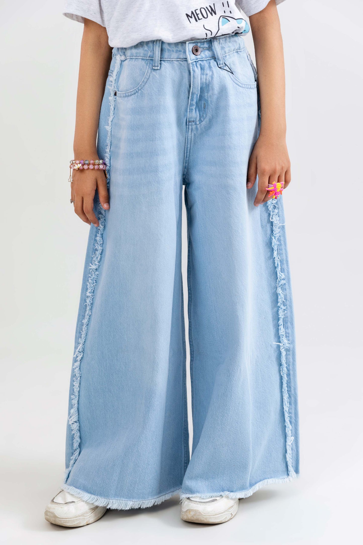 Flared Threaded Jeans - GDP714326A