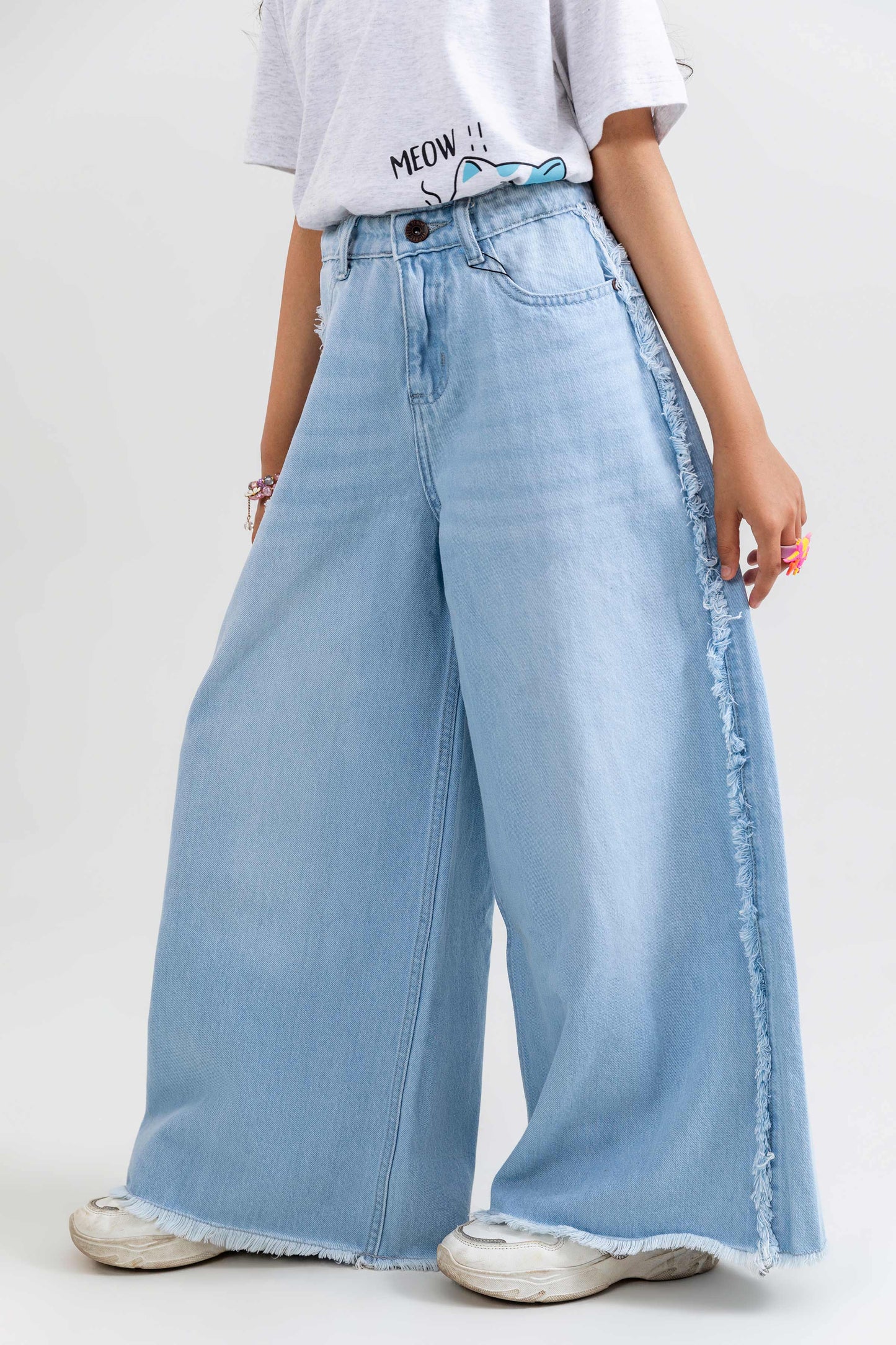 Flared Threaded Jeans - GDP714326A
