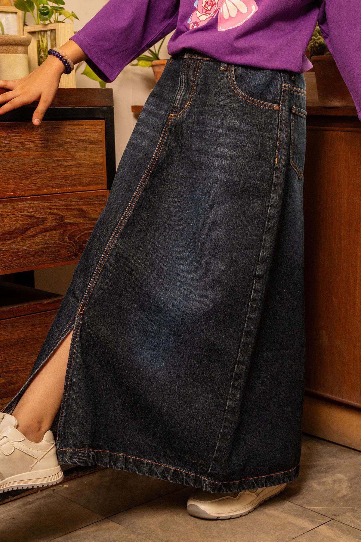 Girls Denim Skirt - GDSK592426