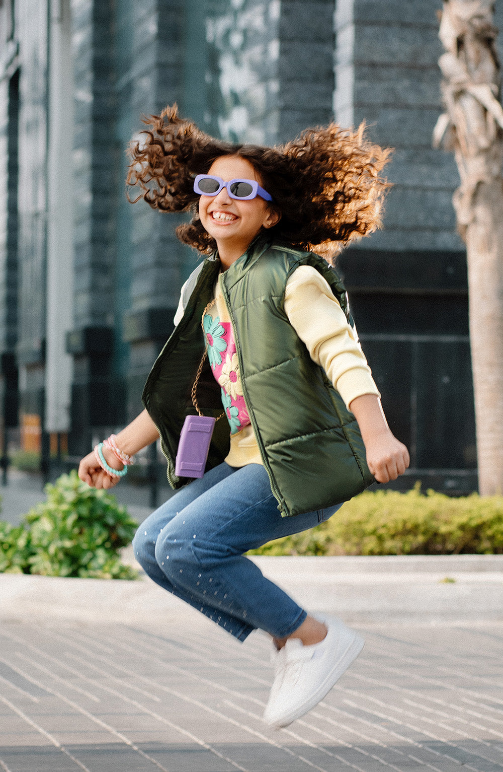 Girls Sleeveless Jacket - GJ605A425 - Shop Now at Leisure Club