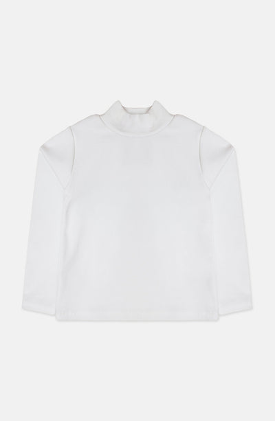 Basic White High Neck - GK602424 - Shop Now at Leisure Club