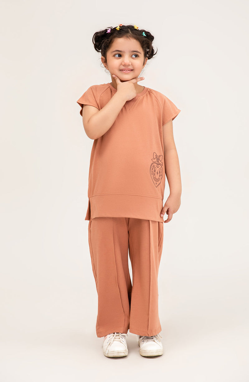 Girl Shirt And Shorts Co-Ord - GKC704325 - Shop Now at Leisure Club