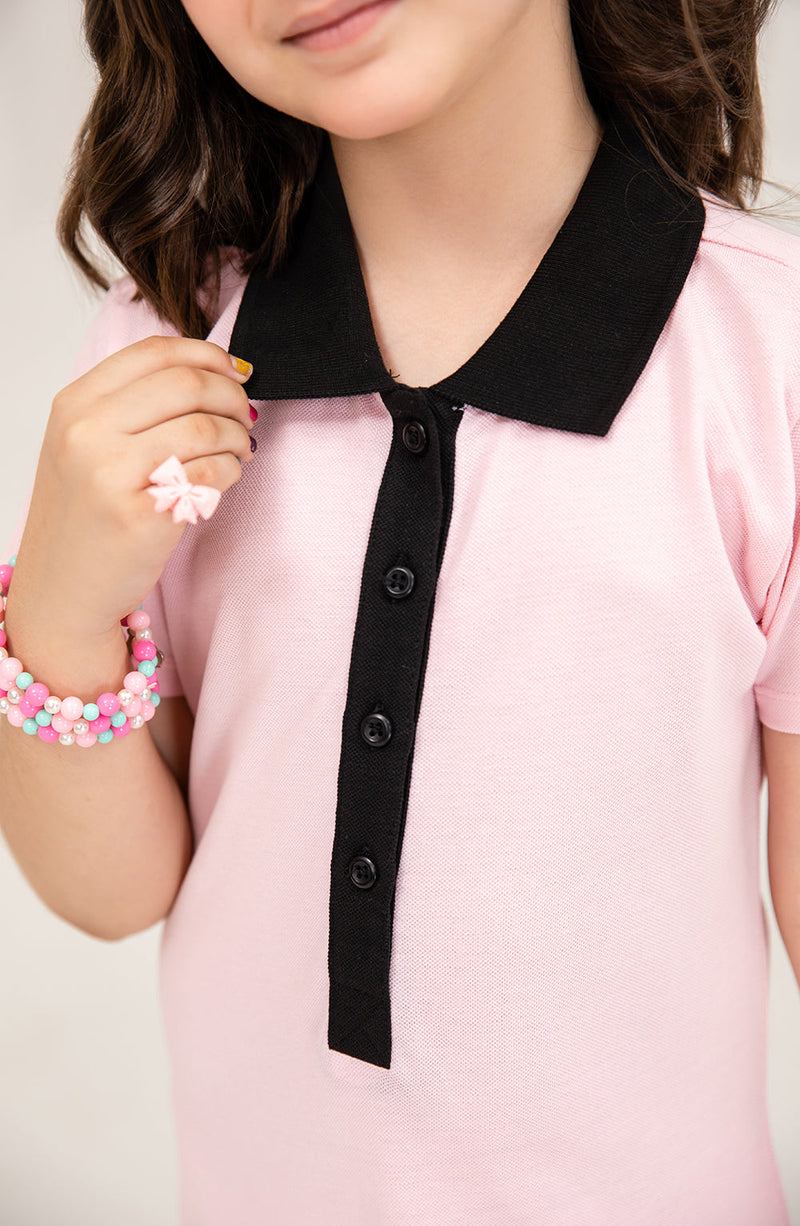 Girl Midi Polo Dress - GKD701325 - Shop Now at Leisure Club