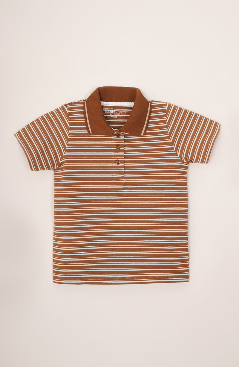 Girls Yarn Dyed Polo - GKP761325 - Shop Now at Leisure Club