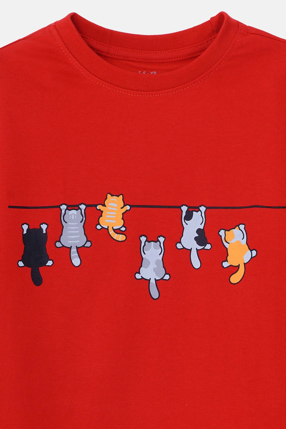 Cat Graphic Tee - GKT667426