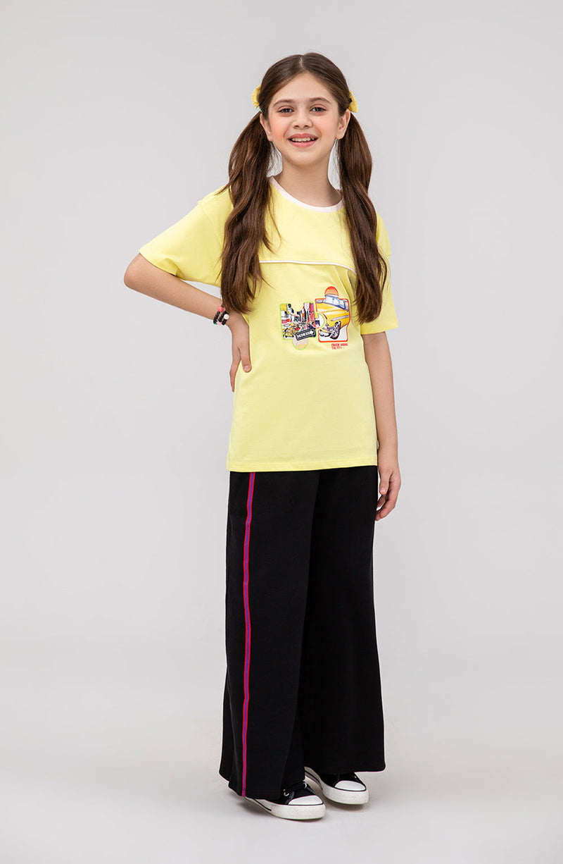 Girl Boxy Short Sleeve Crewneck - GKT713325 - Shop Now at Leisure Club