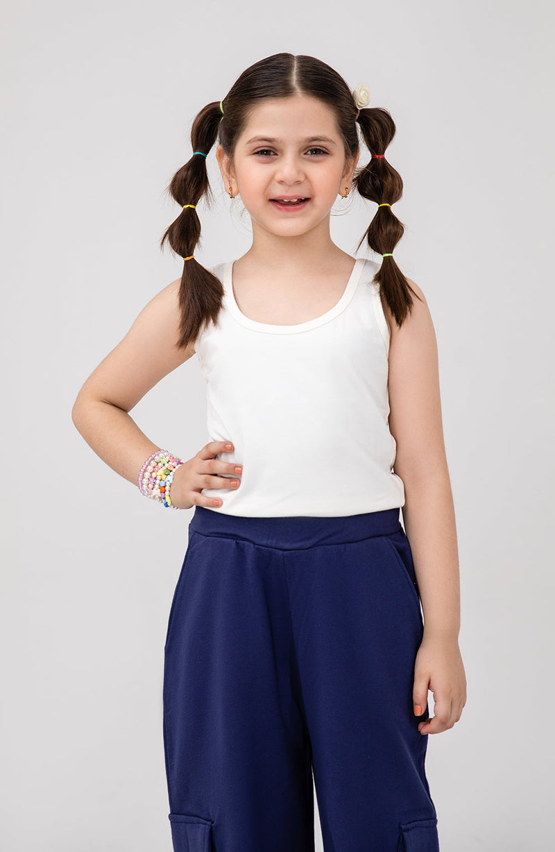 Girl Cropped Tank Top - GKT715125 - Shop Now at Leisure Club
